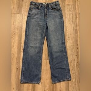 Zara Blue Straight Leg Jeans